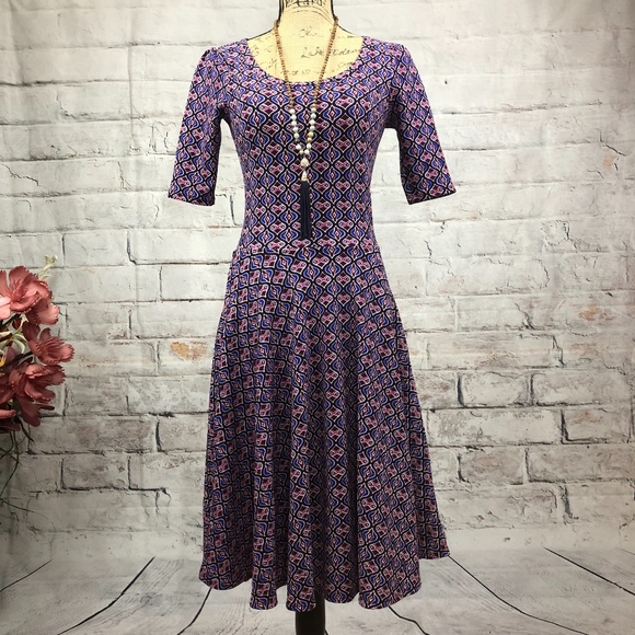 LuLaRoe Dresses & Skirts - LuLaRoe | Nicole Heart Print Dress